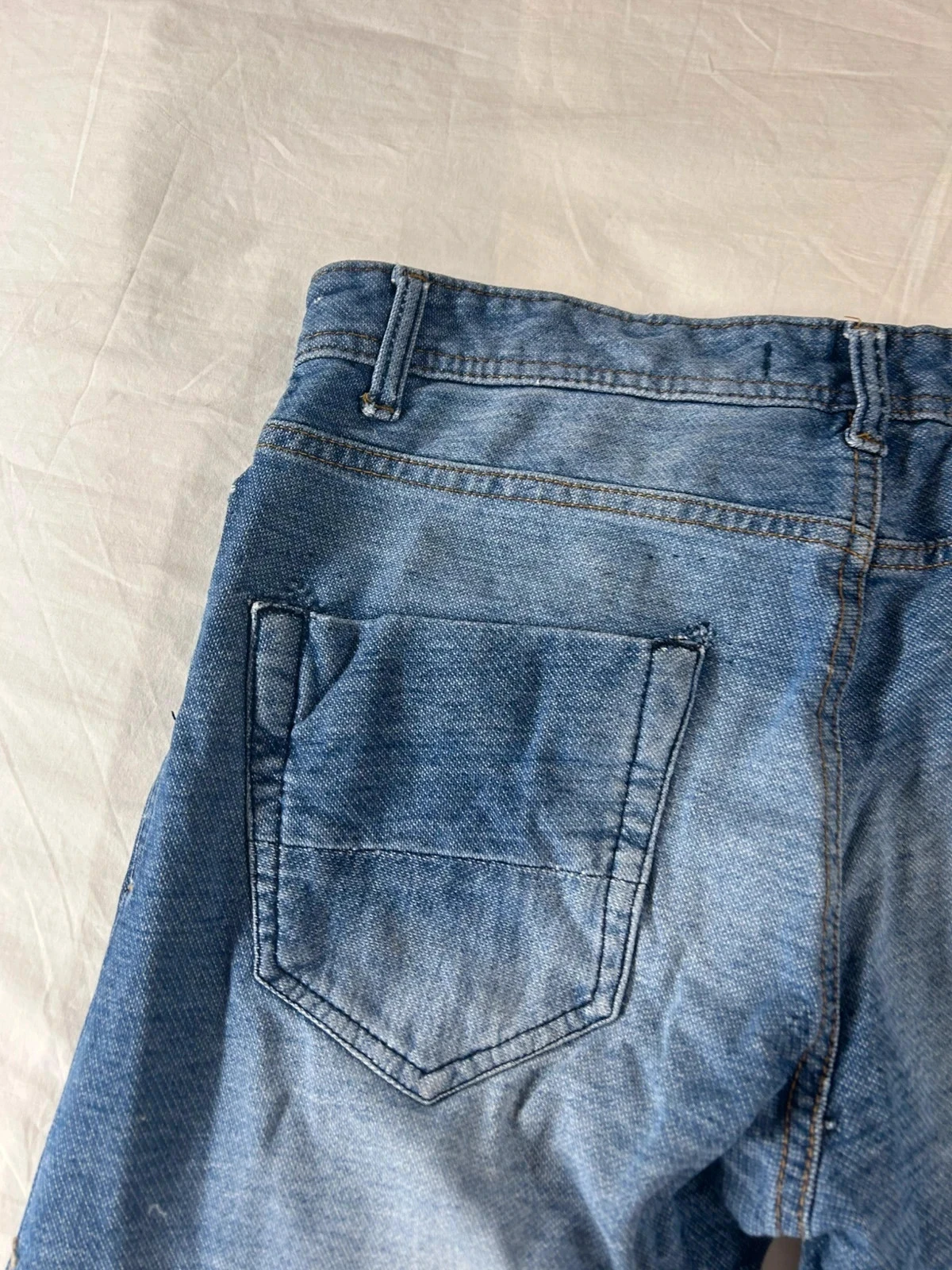Blauwe hoge taille jeans tex – photo 13